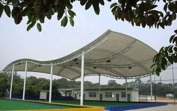 浙江杭州星野花苑北區(qū)、光明小區(qū)修建電動(dòng)自行車膜結(jié)構(gòu)停車棚工程